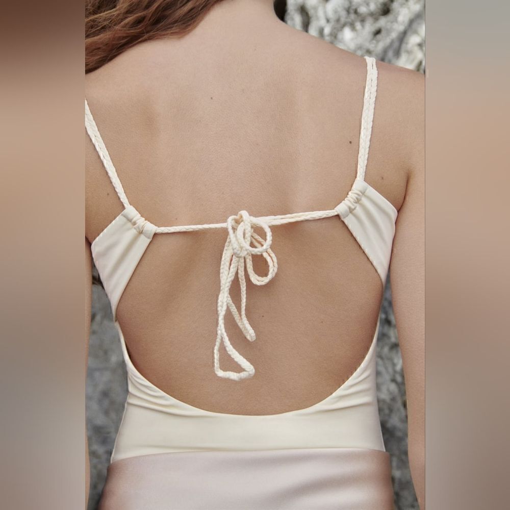 ZARA BRAIDED STRAP SWIMSUIT - Picture 4 of 6